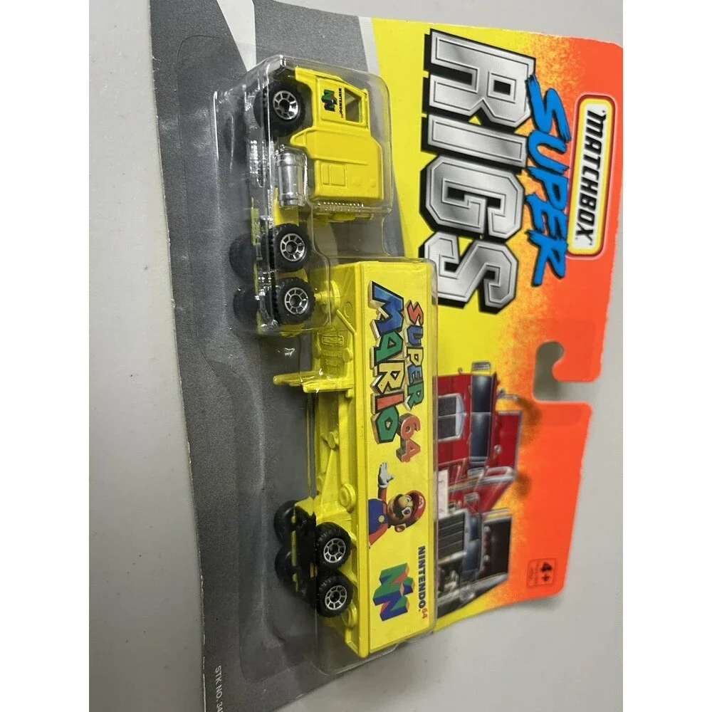 Vtg 1996 Matchbox Super Rigs #34330 Nintendo 64 Super Mario Semi Trailer